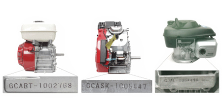 Engine serial number location honda #5