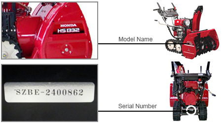 Honda Snow Blower Model Locator