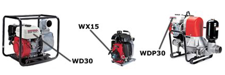 Honda Water Pump Model Locator