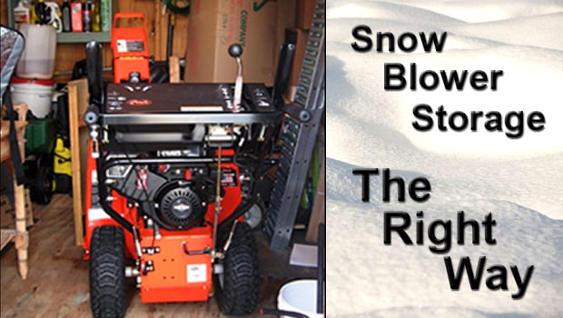 Snow Blower Storage – The Right Way