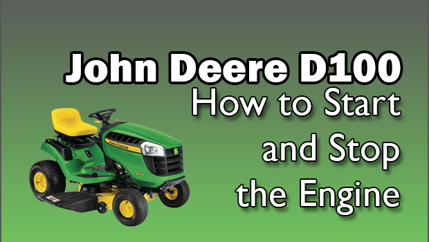 How to Start John Deere Mower 